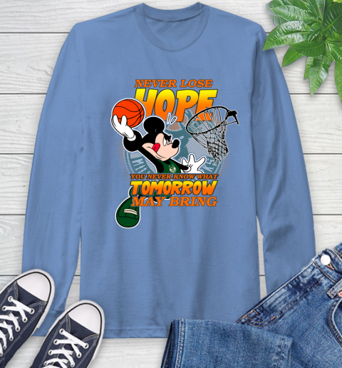 Milwaukee Bucks NBA Basketball Mickey Disney Never Lose Hope Long Sleeve T-Shirt 12