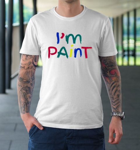 I Heart Love To Finger Paint Couple Valentine I'm Paint T-Shirt