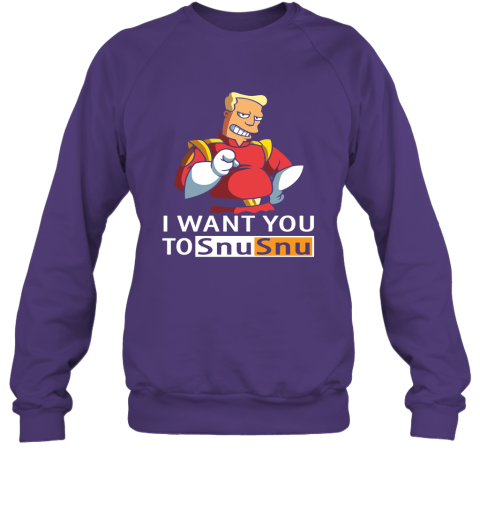 alv7 i want you to snusnu futurama mashup pornhub logo shirts sweatshirt 35 front purple