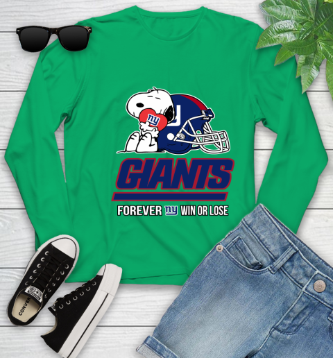 NFL The Peanuts Movie Snoopy Forever Win Or Lose Football New York Giants 130