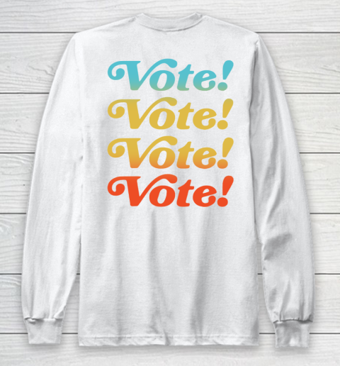 Dont Trip Vote Shirt - Harry Styles Vote (print in front and back) Long Sleeve T-Shirt 10