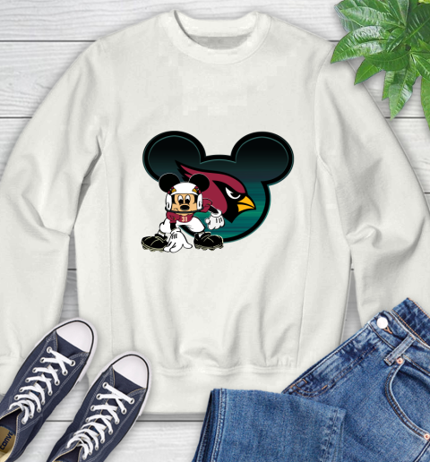 NFL Arizona Cardinals Mickey Mouse Disney Football T Shirt Sweatshirt
