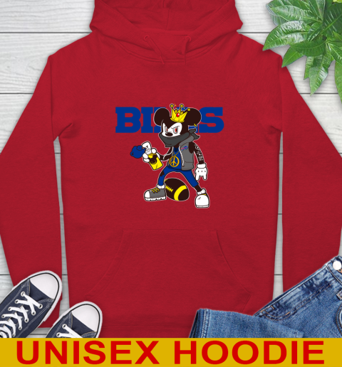Buffalo Bills NFL Football Mickey Peace Sign Sports Hoodie 10