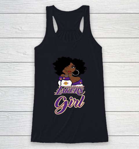 Los Angeles Lakers Girl NBA Racerback Tank 8
