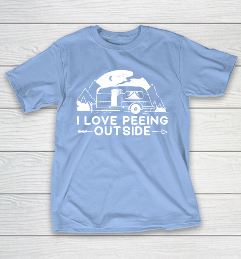 I Love Peeing Outside Camper Van Funny Camping T-Shirt 10