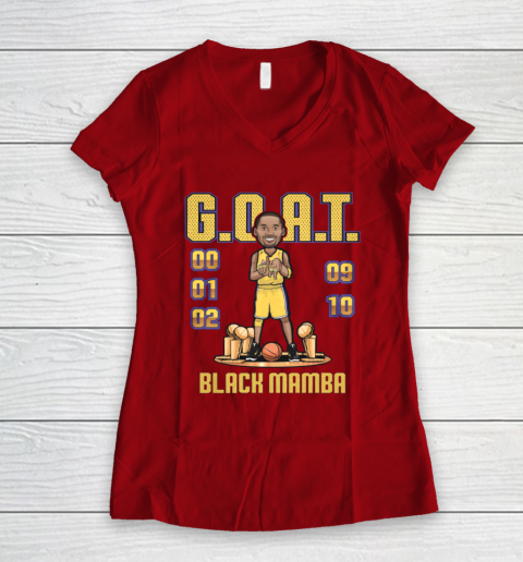 Kobe Bryant Goat Women's V-Neck T-Shirt 10