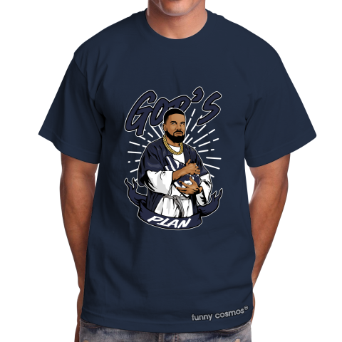 Air Jordan 1 Midnight Navy Matching Sneaker Tshirt Frake God's Plan Navy and White Jordan Tshirt