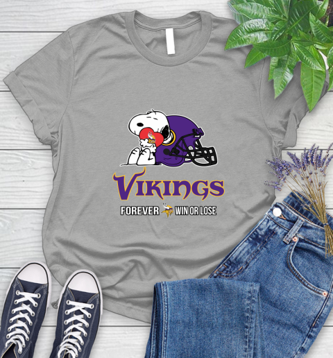NFL The Peanuts Movie Snoopy Forever Win Or Lose Football Minnesota Vikings 100