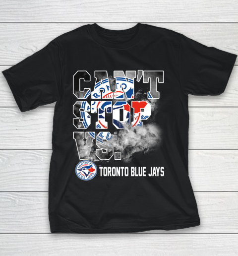 MLB Toronto Blue Jays Baseball Can't Stop Vs Blue Jays Youth T-Shirt