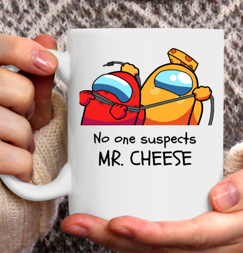 Among Us  No One Suspects Mr. Cheese Ceramic Mug 11oz