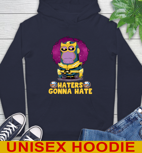 NHL Hockey New York Islanders Haters Gonna Hate Thanos Minion Marvel Shirt Hoodie 4