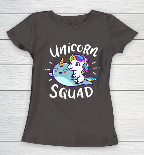 Unicorn Squad Narwhal Funny Cute Birthday Party Present Gift Women's T-Shirt 7
