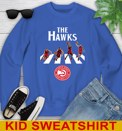 NBA Basketball Atlanta Hawks The Beatles Rock Band Shirt Youth Sweatshirt 6