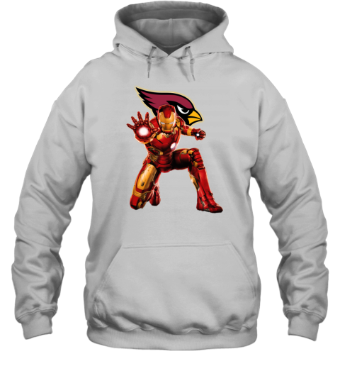 NFL Iron Man Arizona Cardinals Hoodie jv4t nfl iron man arizona cardinals hoodie 23 front white