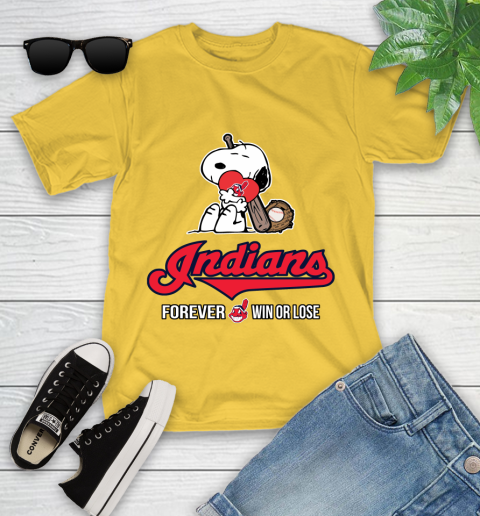MLB The Peanuts Movie Snoopy Forever Win Or Lose Baseball Cleveland Indians 110