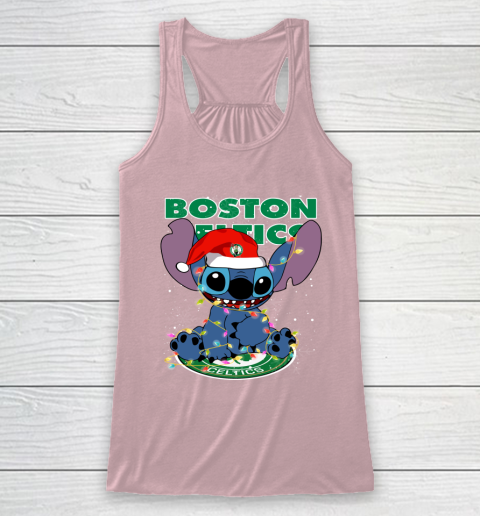 Boston Celtics NBA noel stitch Basketball Christmas Racerback Tank 5