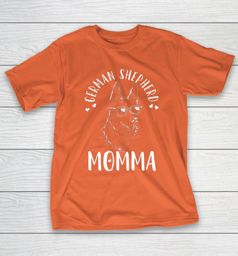 Dog Mom Shirt German Shepherd Momma Dog Mom Mama Gift T-Shirt 4