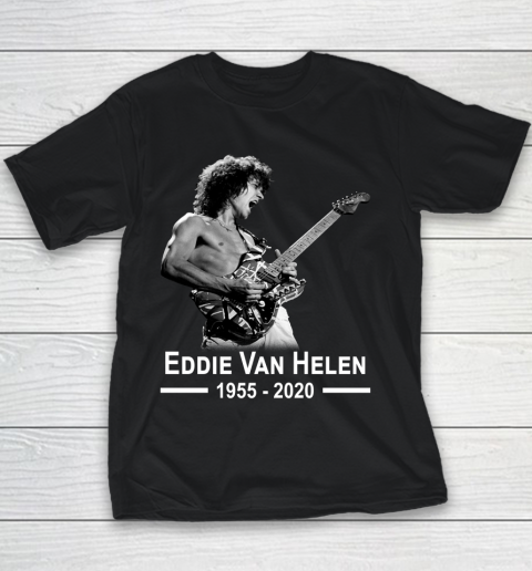 Eddie Van Helen RIP 1955  2020 Guitar Legend Youth T-Shirt