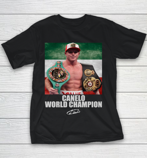 Canelo World Champion  Canelo Alvarez  TEAM CANELO Youth T-Shirt