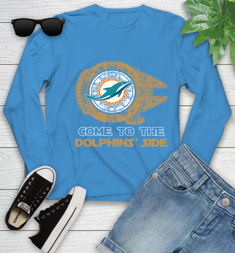 NFL Come To The Miami Dolphins Wars Football Sports Youth Long Sleeve 8