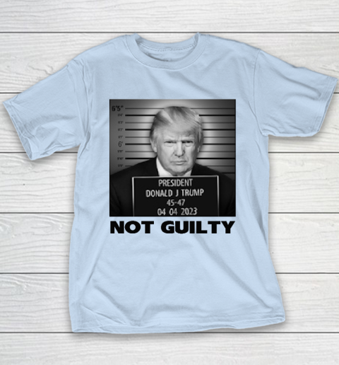 Trump Not Guilty Youth T-Shirt - Image 6