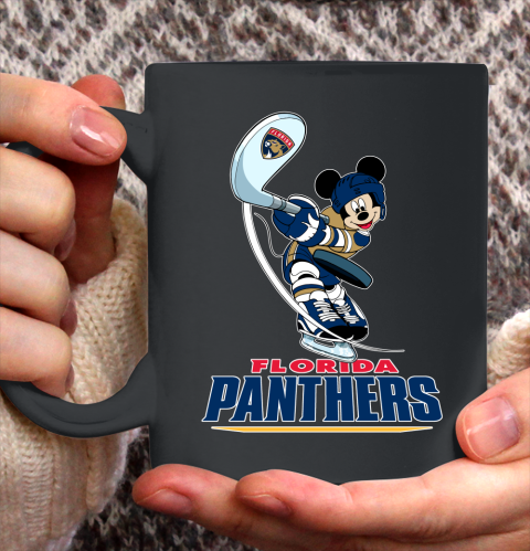 NHL Hockey Florida Panthers Cheerful Mickey Mouse Shirt Ceramic Mug 11oz