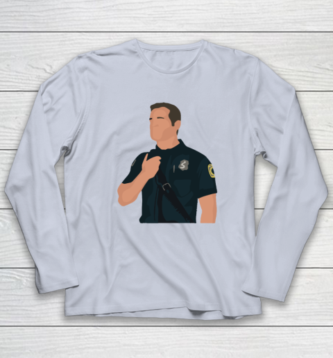Bobby Nash Captain 911 On ABC TV Show Long Sleeve T-Shirt 4