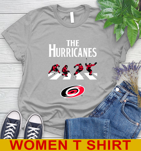 NHL Hockey Carolina Hurricanes The Beatles Rock Band Shirt Women's T-Shirt 5