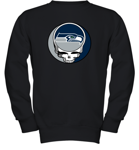 Seattle Seahawks x Grateful Dead Youth Crewneck Sweatshirt