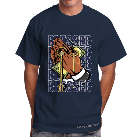 Air Jordan 1 Midnight Navy Matching Sneaker tshirt Drake Blessed Navy and White Jordan Tshirt