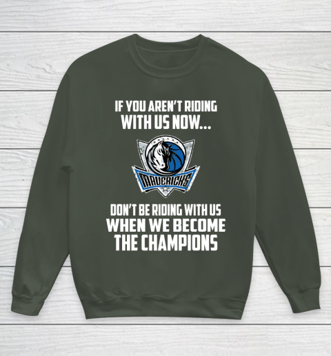NBA Dallas Mavericks Basketball We Become The Champions Youth Sweatshirt 8