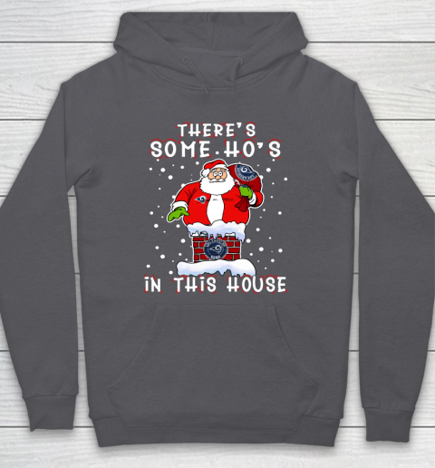 Los Angeles Rams Christmas There Is Some Hos In This House Santa Stuck In The Chimney NFL Hoodie 4