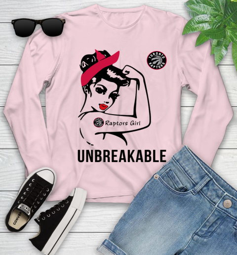 NBA Toronto Raptors Girl Unbreakable Basketball Sports Youth Long Sleeve 7