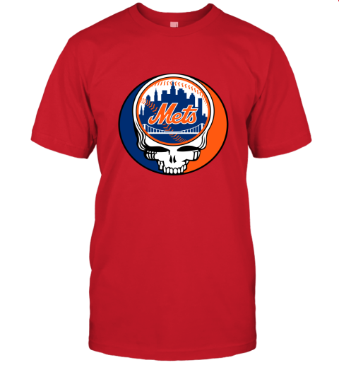 New York Mets The Grateful Dead Baseball MLB Mashup Unisex Jersey Tee