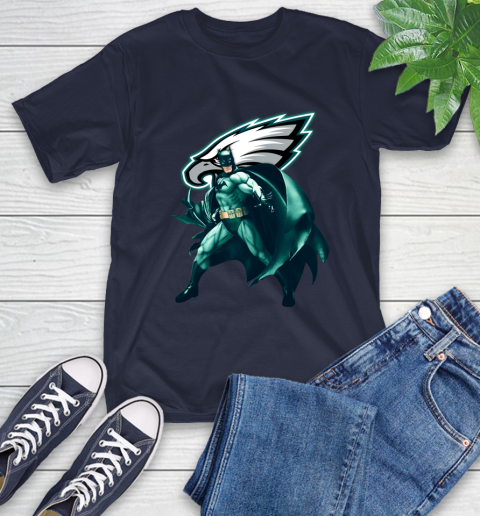 NFL Batman Football Sports Philadelphia Eagles T-Shirt 4