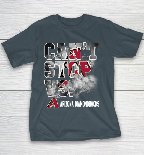 MLB Arizona Diamondbacks Baseball Can't Stop Vs Arizona Diamondbacks Youth T-Shirt 5