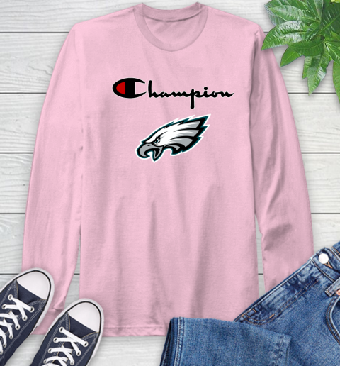 NFL Football Philadelphia Eagles Champion Shirt Long Sleeve T-Shirt 8