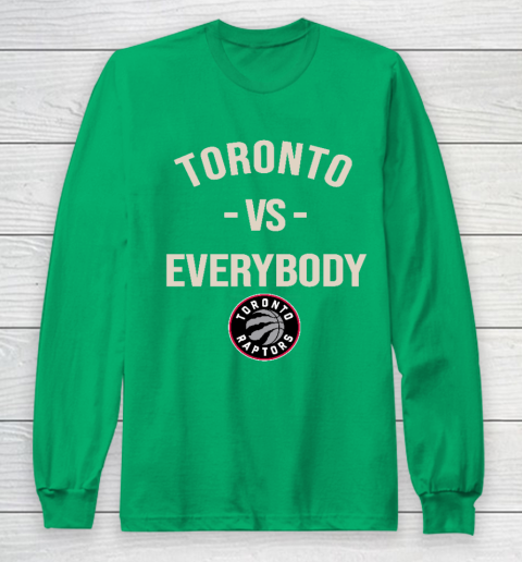 Toronto Raptors Vs Everybody Long Sleeve T-Shirt 4