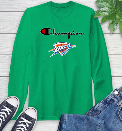 NBA Basketball Oklahoma City Thunder Champion Shirt Long Sleeve T-Shirt 5