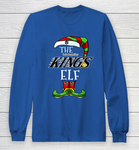 Los Angeles Kings Christmas ELF Funny NHL Long Sleeve T-Shirt 6