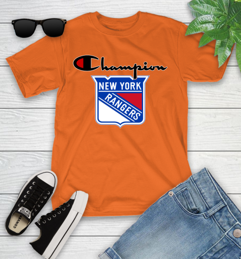 NHL Hockey New York Rangers Champion Shirt Youth T-Shirt 4