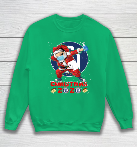 San Diego Padres Funny Santa Claus Dabbing Christmas 2020 MLB Sweatshirt 5