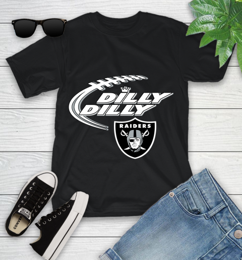 NFL Oakland Raiders Dilly Dilly Football Sports Youth T-Shirt 2