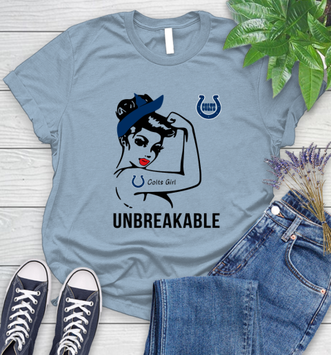 NFL Indianapolis Colts Girl Unbreakable Football Sports Women's T-Shirt 6