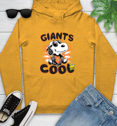 MLB Baseball San Francisco Giants Cool Snoopy Shirt Youth Hoodie 2