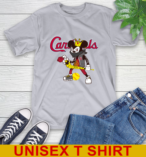 St.Louis Cardinals MLB Baseball Mickey Peace Sign Sports T-Shirt 6
