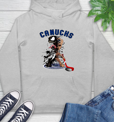 NHL Vancouver Canucks Hockey Venom Groot Guardians Of The Galaxy Hoodie 6