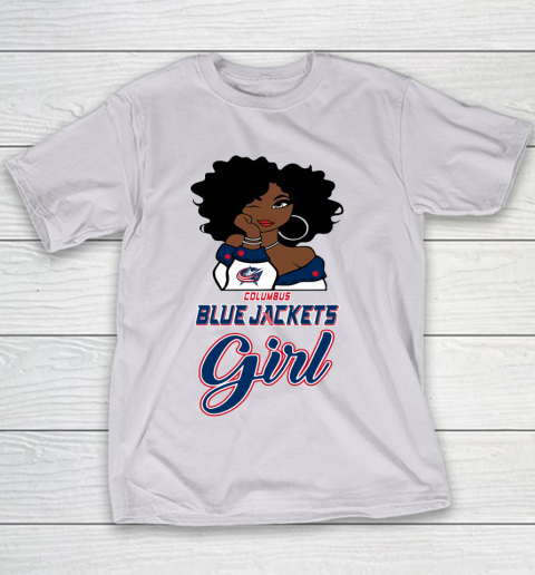 Columbus Blue Jackets Girl NHL Youth T-Shirt 5