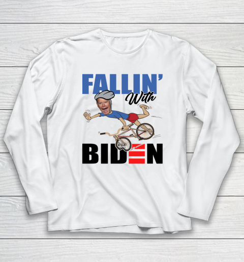 Fallin' With Biden Anti Biden Long Sleeve T-Shirt