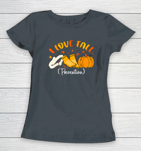 Nurse Fall I Love Fall Prevention Fall Physical Therapy Women's T-Shirt 3